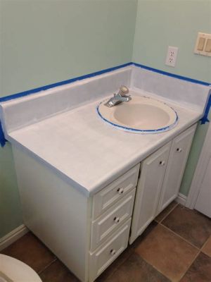 Can I Paint My Bathroom Countertop, and What If My Cat Starts to Think It’s a Canvas?